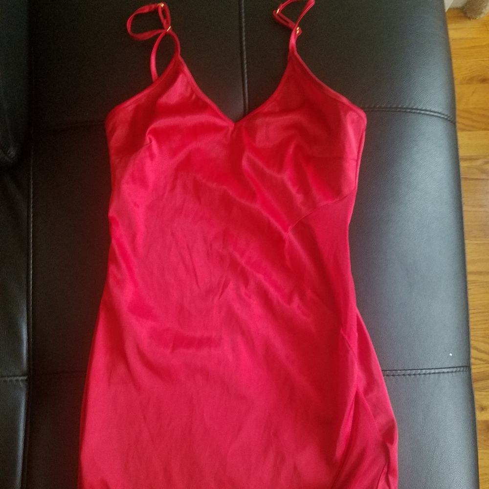 Women Satin Mini dress size Medium Fashion Nova
